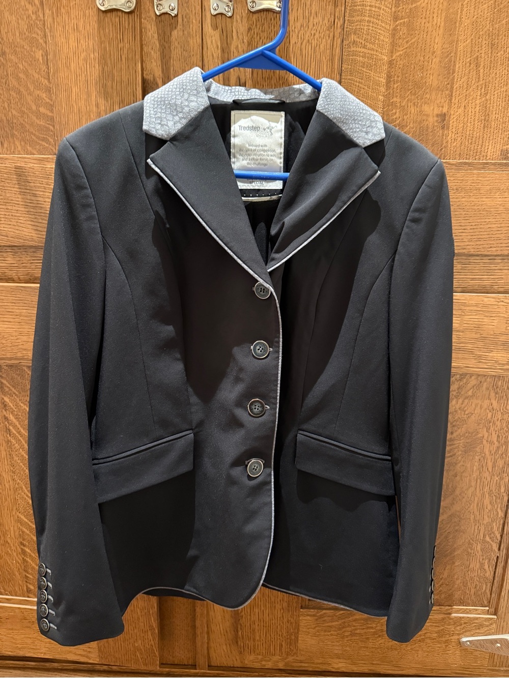Tredstep Solo ShowTime Black/Grey Women's Hunt/Show Coat- size 10